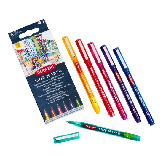 Ens. 6 stylos Linemaker