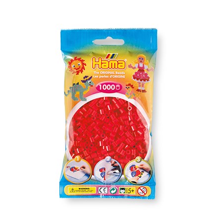 Ens. 1 000 perles Rouge