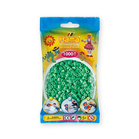 Ens. 1 000 perles Vert pâle