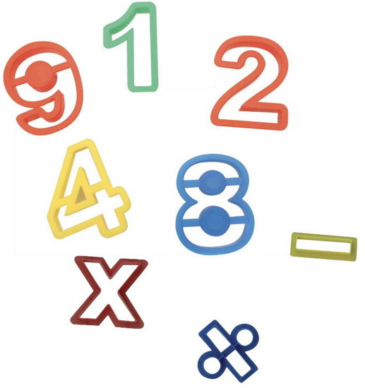 Play Dough Press Moulds - Numbers (15)