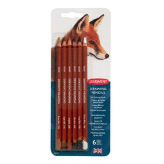 Ens. 6 crayons de dessin
