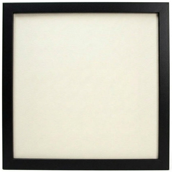 Cadre photo entre 2 vitres noir - 8x8po