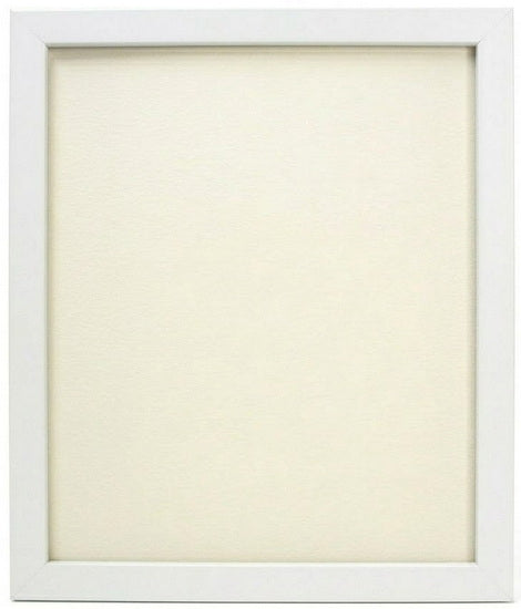 Cadre photo entre 2 vitres blanc - 8x10po