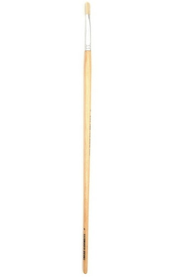 Eterna flat hog bristle paintbrush #4