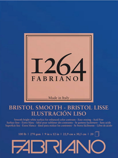 1264 Bristol Pad 9 X 12 Inches lisse