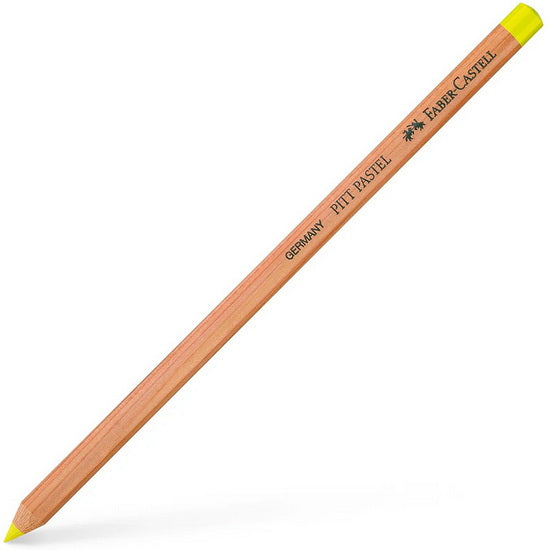 Pastel pencil light yellow glaze
