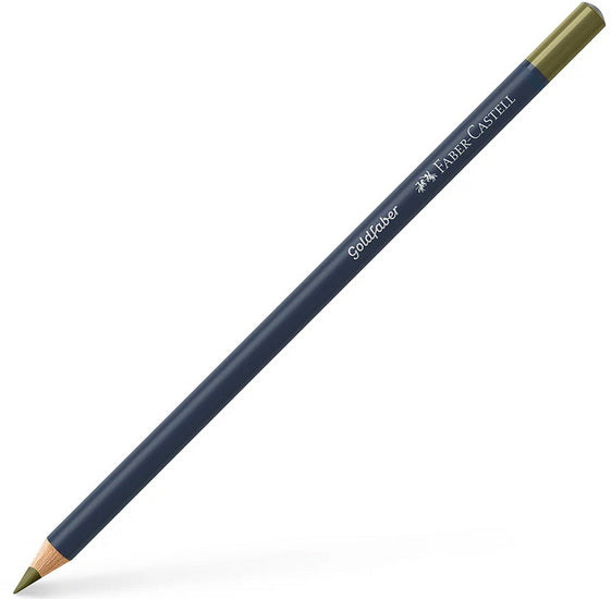 Goldfaber colour pencil yellowish olive green