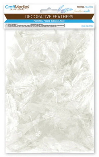 Feathers - white - 12gr