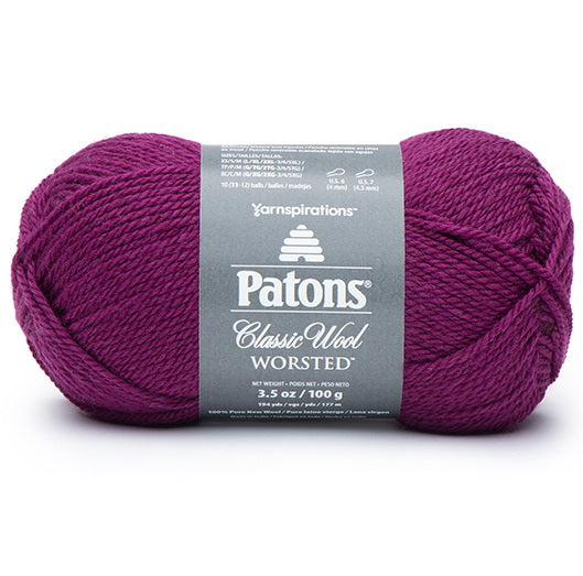Classic wool yarn #4 - 100g - amaranth