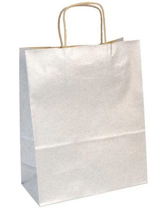 Kraft Gift Bag - SILVER LITER - 22 X 10 CENTIMETERS