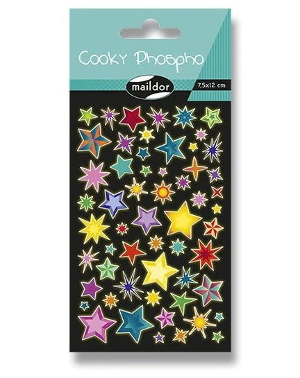 Phosphorescents Cooky Stickers : Stars