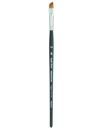Synthetic paintbrush - aqua elite - angled shader - 1/4in