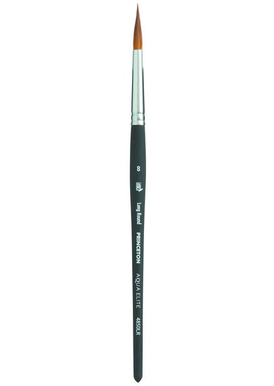 Synthetic paintbrush - aqua elite - long round #8