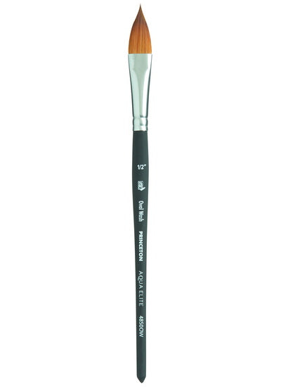 Pinceau synthetique - aqua elite - mouilleur ovale - 1/2po