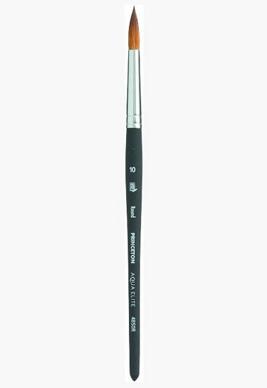 Synthetic paintbrush - aqua elite - round #10