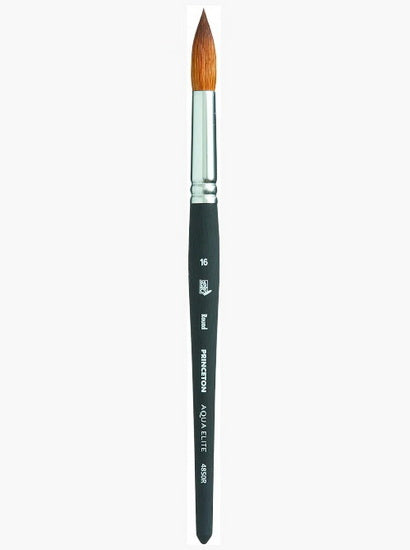 Synthetic paintbrush - aqua elite - round #16