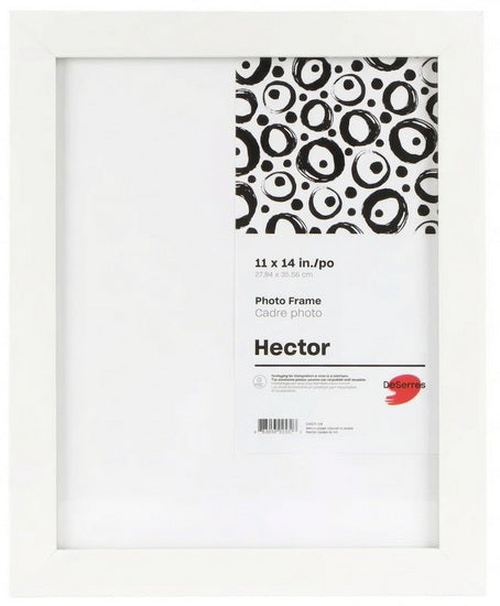 Photo Frame White Wood - 11x14"