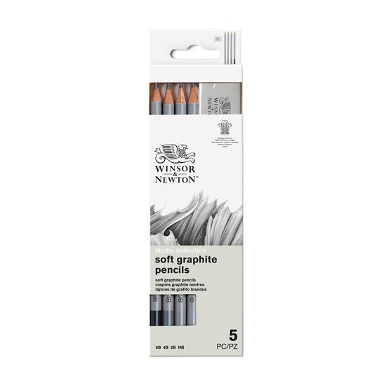 Set of 5 Studio Soft Graphite Pencils