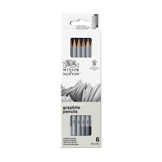 Set of 6 Studio Graphite Pencils