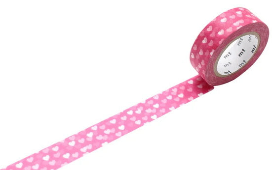 Washi Tape Hearts - 15mm X 7m