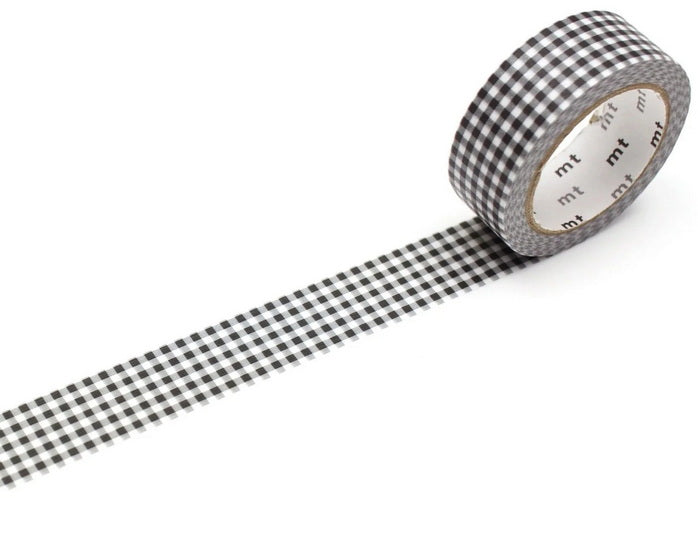 Washi Tape Delicate black - 15mm X 7m