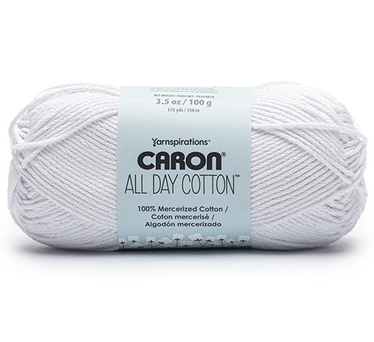 All day cotton yarn #4 - 100g - white shirt