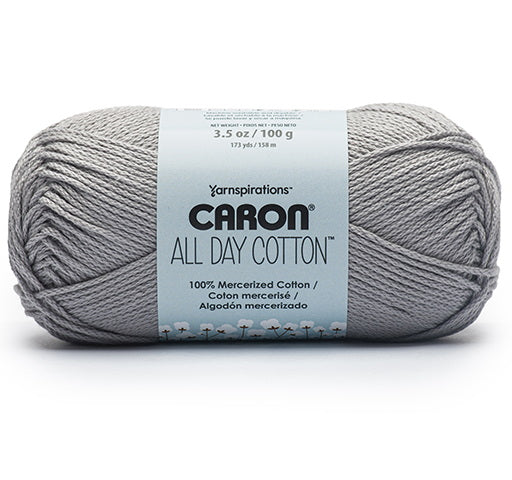 Fil all day cotton #4 - 100gr - gris nuage