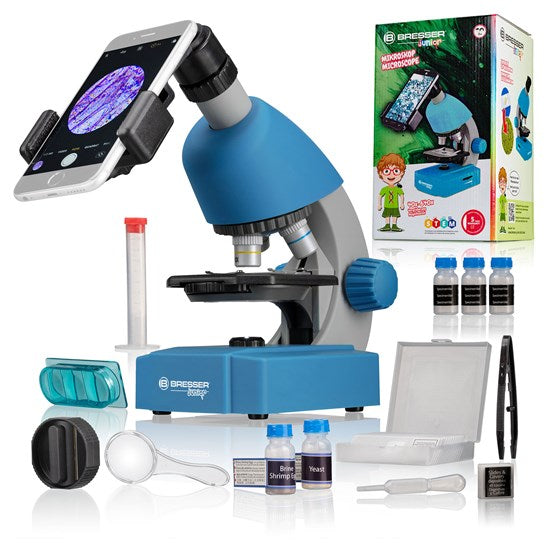 Microscope junior - bleu, 40x-640x