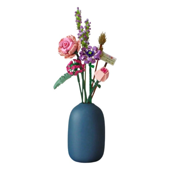 Les fleurs éternelles lavande et rose