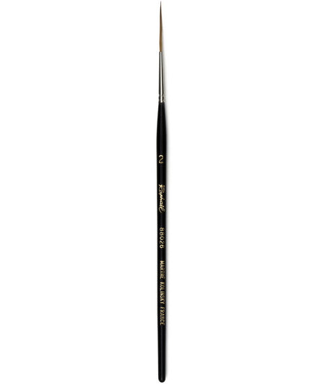 Watercolor brush - sable - design - round long #2