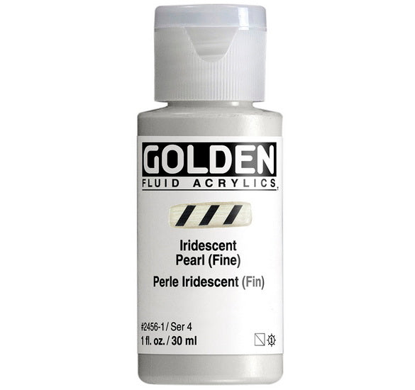 Acrylique fluide - 1 oz  perle iridescent  s4