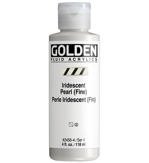 Acrylic fluid - 4 oz  iridescent pearl  s4