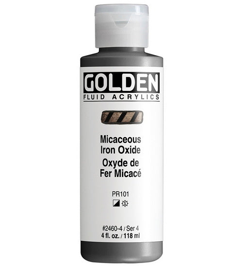 Acrylic fluid - 4 oz  iron oxide micace  s4