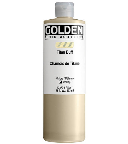 Acrylique fluide - 16 oz  chamois de titane  s1