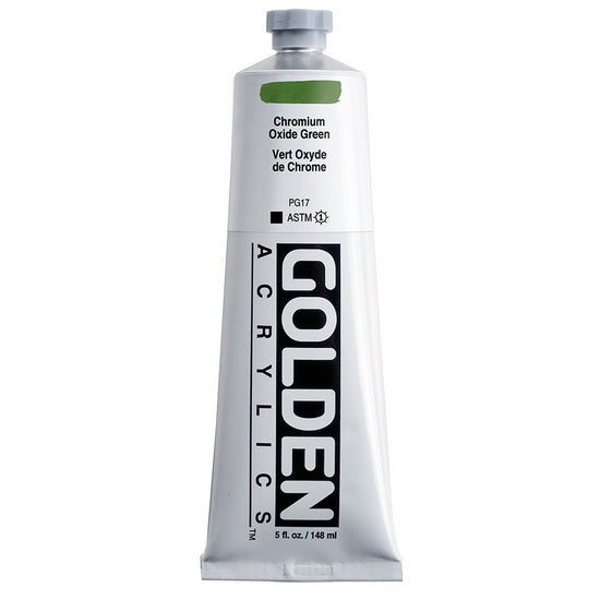 Acrylic heavy body - 5 oz  chromium oxide green  s3