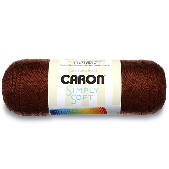 Simply soft yarn #4 - 170gr - chocolate