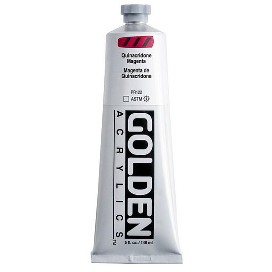 Acrylic heavy body - 5 oz  quinacridone magenta  s7