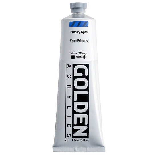 Acrylic heavy body - 5 oz  primary cyan  s2