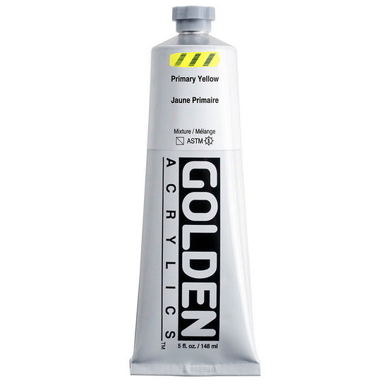 Acrylic heavy body - 5 oz  primary yellow  s2