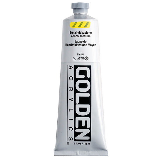 Acrylic heavy body - 5 oz  benzimidazolone yellow medium  s3