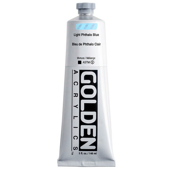 Acrylic heavy body - 5 oz  phthalo blue light  s1
