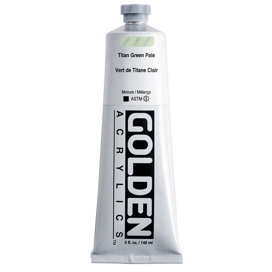 Acrylic heavy body - 5 oz  titanium green pale  s1