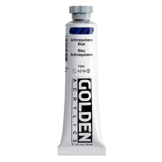 Acrylic heavy body - 2 oz  anthraquinone blue  s7