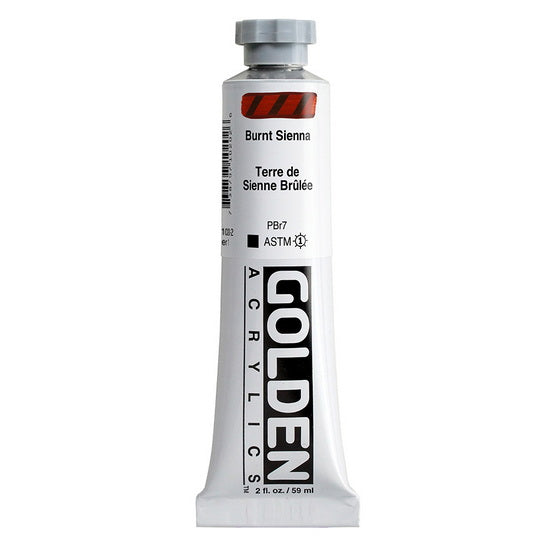 Acrylic heavy body - 2 oz  burnt sienna  s1