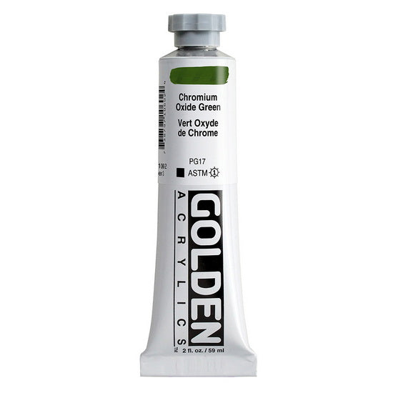 Acrylique haute viscosité - 2 oz  vert oxyde de chrome  s3