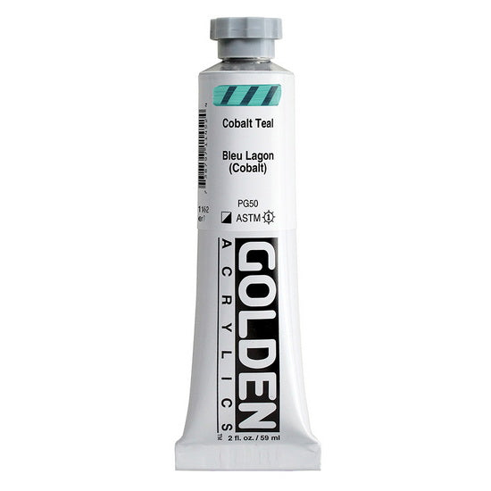 Acrylic heavy body - 2 oz  cobalt teal  s7