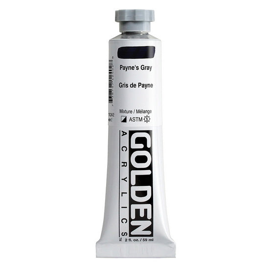 Acrylic heavy body - 2 oz  paynes gray  s2