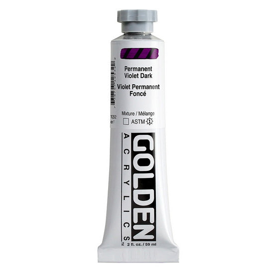 Acrylic heavy body - 2 oz  permanent violet dark  s7