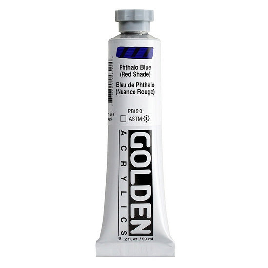 Acrylic heavy body - 2 oz  phthalo blue red shade  s4