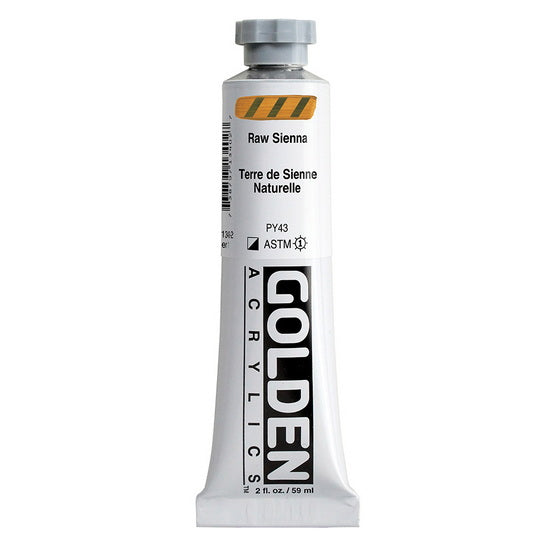 Acrylic heavy body - 2 oz  raw sienna  s1